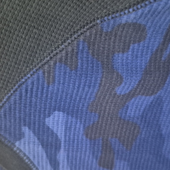 Polo Ralph Lauren Blue Camo Long Sleeve Shirt Sz L - Picture 5 of 7